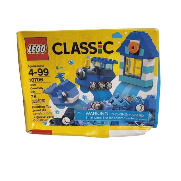 Lego Classic Blue Creativity Box 10706 Building Blocks Kit Lot Of 2 Inspiration - Picture 1 of 16